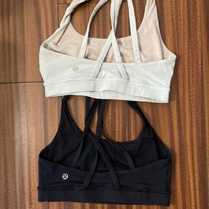 Lululemon Athletica Energy Bra Bundle both size 4